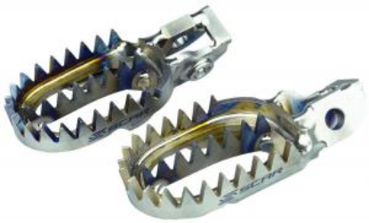 Afbeeldingen van Voetsteunen sx 50 98-/sxf-fc -15 exc-fe -16 Titanium