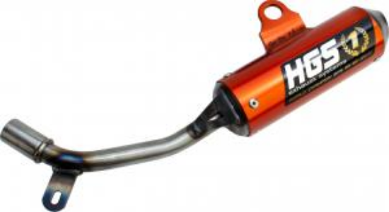Afbeeldingen van Uitlaatdemper  Hgs  KTM SX50 09-23 / HSQ TC50 17-23 / GG MC50 21-23  Oranje