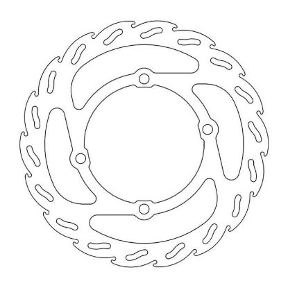 Afbeeldingen van Remschijf achter en voor ktm sx 50 02/25 Motomaster Flame