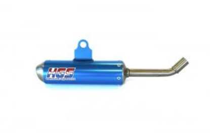 Afbeeldingen van Uitlaatdemper  Hgs  KTM SX50 24- / HSQ TC50 24- / GG MC50 24- blauw
