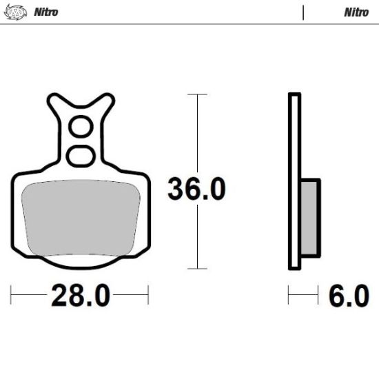 Afbeeldingen van Remblokken  Voor en Achter ktm sx 50 24- Motomaster