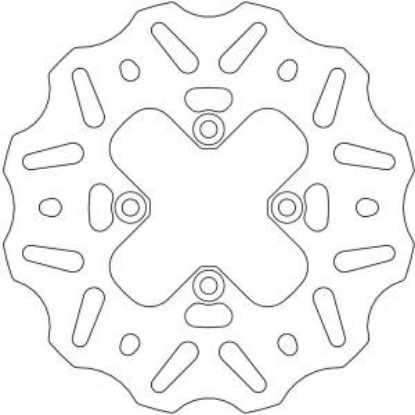 Afbeeldingen van Achterremschijf ktm 65 01/24 motomaster