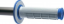 Afbeeldingen van GREY/BLUE TAPERED DUAL COMPOUND GRIPS