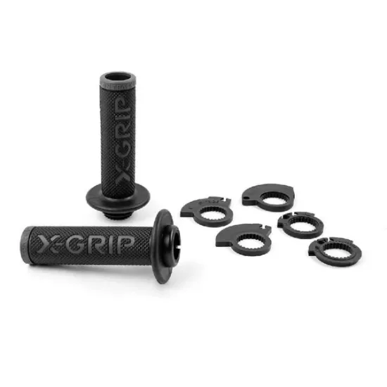 Afbeeldingen van BRAAAAP GRIPS LOCK-ON BLACK-GREY OPEN