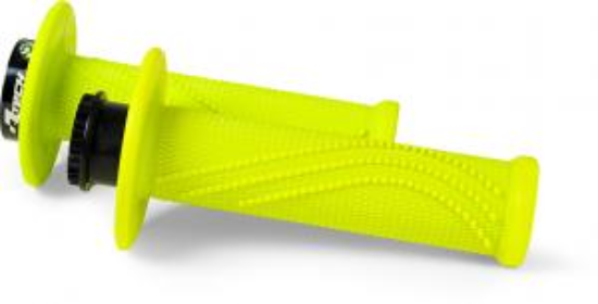 Afbeeldingen van R20 LOCK-ON GRIPS WAVE NEON YELLOW
