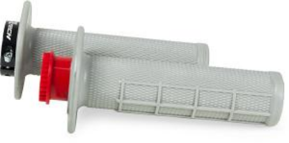 Afbeeldingen van R20 LOCK-ON GRIPS HALF WAFFLE GREY