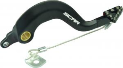 Afbeeldingen van REAR BRAKE PEDAL BLACK 2-STROKE
