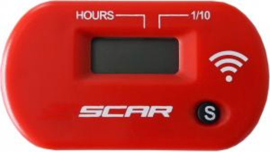Picture of WIRELESS HOUR METER RED