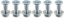 Afbeeldingen van SPROCKET BOLTS AND FUJI NUTS - JAPANESE