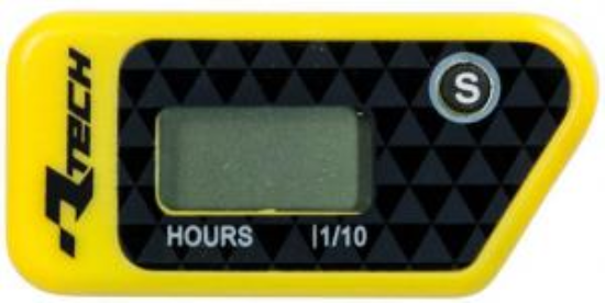 Afbeeldingen van Urenteller Draadloos Geel Rtech