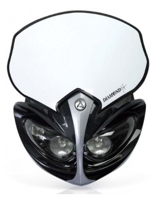 Afbeeldingen van ACERBIS DIAMOND HEADLIGHT - BLACK UNIVERSEEL