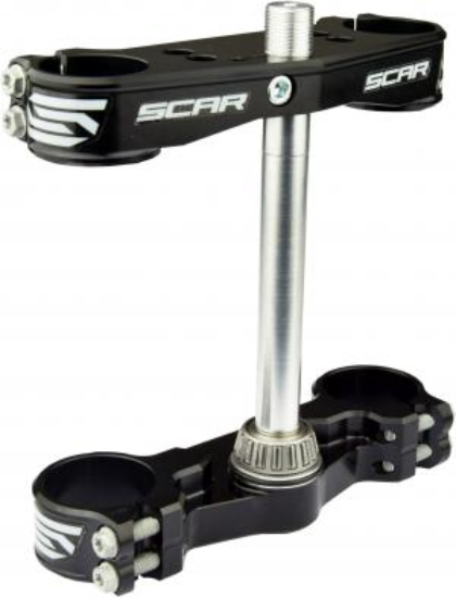 Afbeeldingen van SX65 TC65 MC65 2024- TRIPLE CLAMPS OFFSET:22MM BLACK COLOR KTM/HUSQ/GG