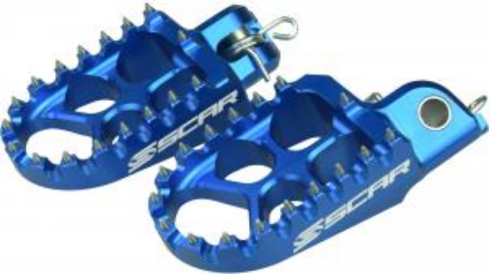 Afbeeldingen van KTM 85SX Enduro690 Freeride250R Freeride350 Freeride250F Husqvarna Enduro701 Scar Evolution Voetsteunen Blauw