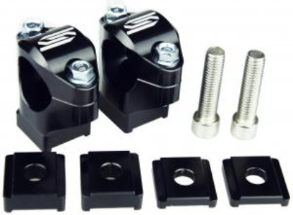 Afbeeldingen van KTM/HUSQ/GASGAS/BETA/SHERCO H:35/40/45/50MM BAR MOUNTS 28.6MM FOR STOCK TRIPLE CLAMPS