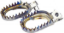 Afbeeldingen van YAMAHA/FANTIC YZ65 17- YZ/YZF 98- TITANIUM FOOTPEGS GRIPPER ANTI MUD