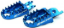Picture of CR / CRF 02- / KX250F 06- / KX450F 07- EVO FOOTPEGS ALU BLUE COLOR