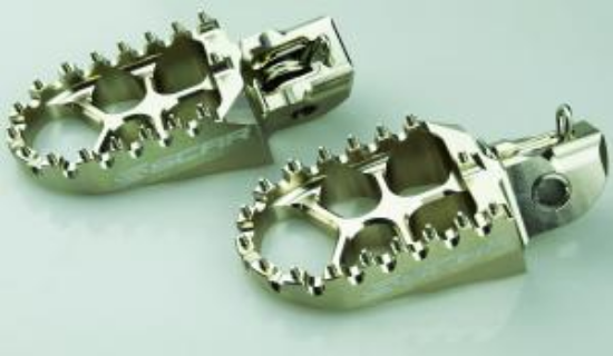 Afbeeldingen van SX-TC 85 18- / SXF-FC 16- / EXC-FE 17- EVO FOOTPEGS ALU TI COLOR