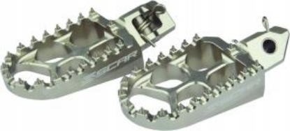 Afbeeldingen van SX/F-TC/FC 23- EXC/F-TE/FE 24- EVOLUTION FOOTPEGS TITANIUM COLOR