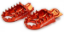 Afbeeldingen van KTM 85SX Enduro690 Freeride250R Freeride350 Freeride250F Husqvarna Enduro701 EVO FOOTPEGS ALU ORANGE COLOR