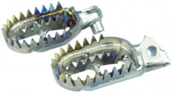 Afbeeldingen van Beta RR125-2T RR200-2T RR250-2T RR300-2T RR350-4T RR390-4T RR430-4T RR480-4T TITANIUM FOOTPEGS GRIPPER