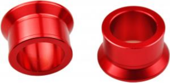 Afbeeldingen van CR125/250 02-07 CRF250R 04- CRF450R 02- REAR WHEEL SPACER HONDA RED