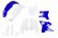 Picture of UFO FULL KIT YAMAHA OEM RESTYLING - YZ 125 2002-2004