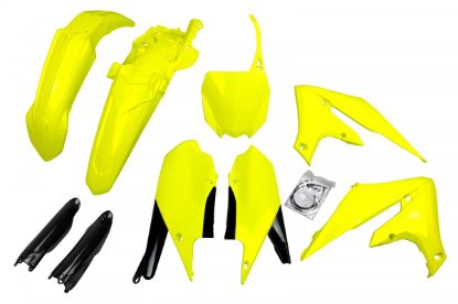 Afbeeldingen van UFO FULL KIT YAMAHA NEON YELLOW - YZF 250 2019-2023