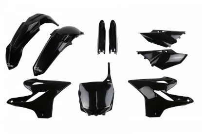 Picture of UFO FULL KIT YAMAHA BLACK - YZ 125 2015-2021