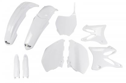 Afbeeldingen van UFO FULL KIT YAMAHA WHITE - YZ 125 2006-2014