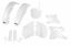 Afbeeldingen van UFO FULL KIT YAMAHA WHITE - YZ 125 2002-2005