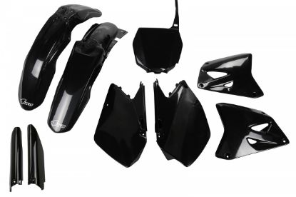 Afbeeldingen van UFO FULL KIT SUZUKI BLACK - RM 125 2006-2024