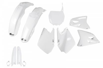 Afbeeldingen van UFO FULL KIT SUZUKI WHITE - RM 125 2001-2005