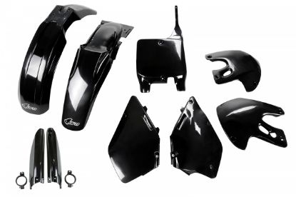 Afbeeldingen van UFO FULL KIT SUZUKI BLACK - RM 125 1999-2000