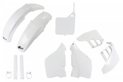 Afbeeldingen van UFO FULL KIT SUZUKI WHITE - RM 125 1989-1991