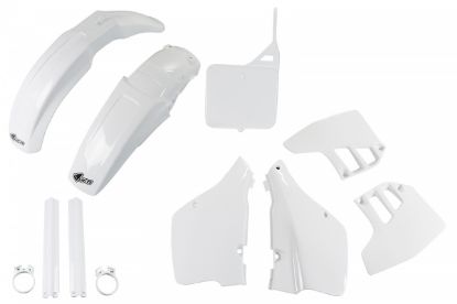 Afbeeldingen van UFO FULL KIT SUZUKI WHITE - RM 250 1989-1991
