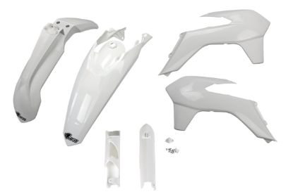 Afbeeldingen van UFO FULL KIT KTM WHITE - EXC(F) 125-500 2014-15