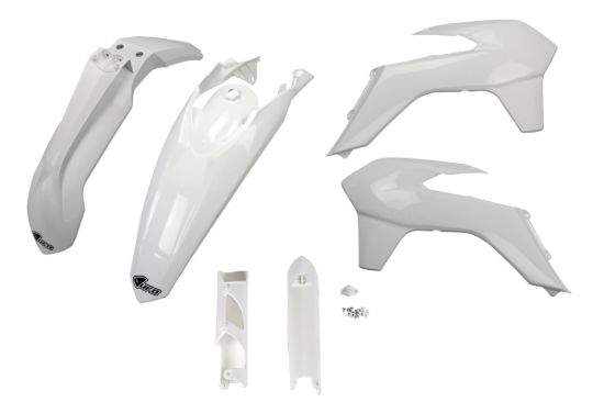 Afbeeldingen van UFO FULL KIT KTM WHITE - EXC(F) 125-500 2014-15
