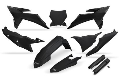 Afbeeldingen van UFO FULL KIT KTM BLACK - SX / SXF 2025-