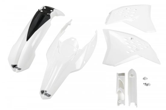 Afbeeldingen van UFO FULL KIT KTM WHITE - EXC / EXC-F 2009-2011