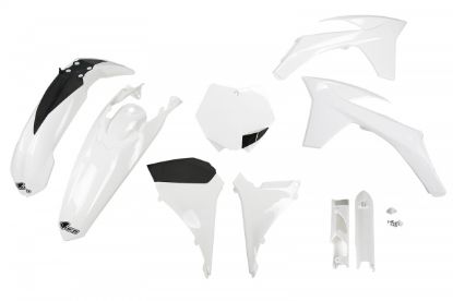 Afbeeldingen van UFO FULL KIT KTM WHITE - SX / SX-F 2011-2012