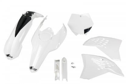 Afbeeldingen van UFO FULL KIT KTM WHITE - SX / SX-F 2007-2010