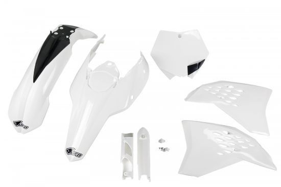Afbeeldingen van UFO FULL KIT KTM WHITE - SX / SX-F 2007-2010