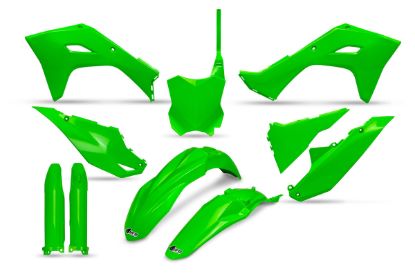 Afbeeldingen van UFO FULL KIT KAWASAKI NEON GREEN - KXF 450 2024 ...