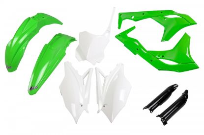 Afbeeldingen van UFO FULL KIT KAWASAKI OEM 19 - KXF 250 2018-2020