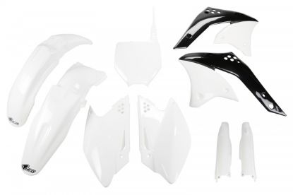 Picture of UFO FULL KIT KAWASAKI WHITE - KXF 250 2008-2008