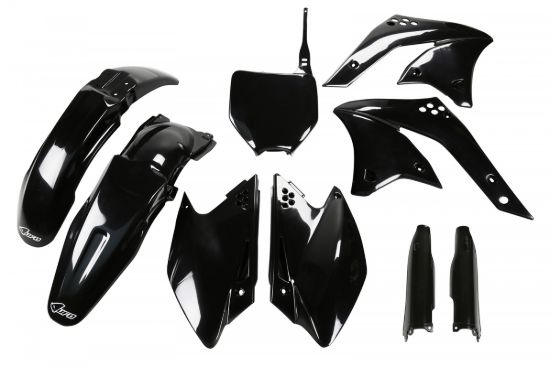 Afbeeldingen van UFO FULL KIT KAWASAKI BLACK - KXF 250 2008-2008