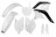 Afbeeldingen van UFO FULL KIT KAWASAKI WHITE - KXF 250 2007-2007