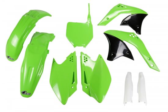 Afbeeldingen van UFO FULL KIT KAWASAKI GREEN - KXF 250 2007-2007