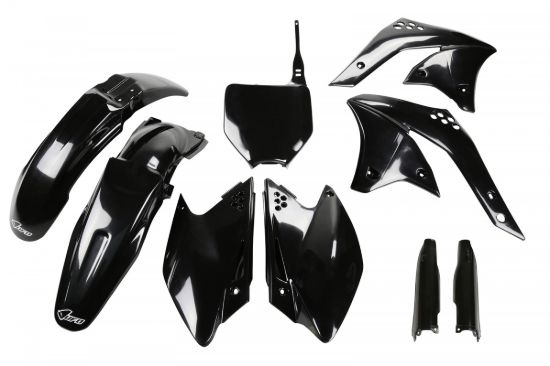 Afbeeldingen van UFO FULL KIT KAWASAKI BLACK - KXF 250 2006-2006