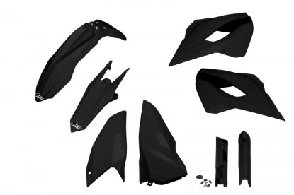 Picture of UFO FULL KIT HUSQVARNA BLACK - TE 125 2015